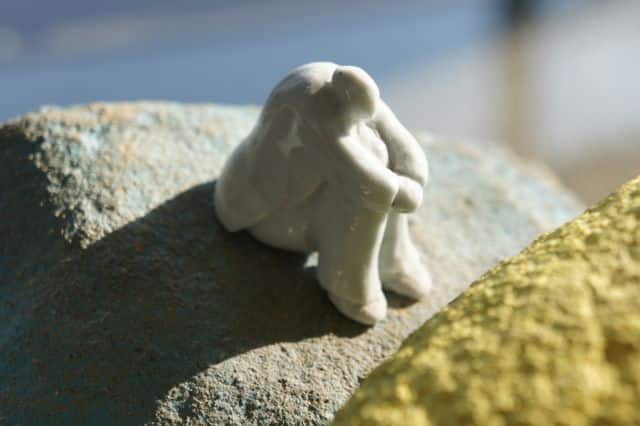 Beeld van kunstenaar Marco Lituani