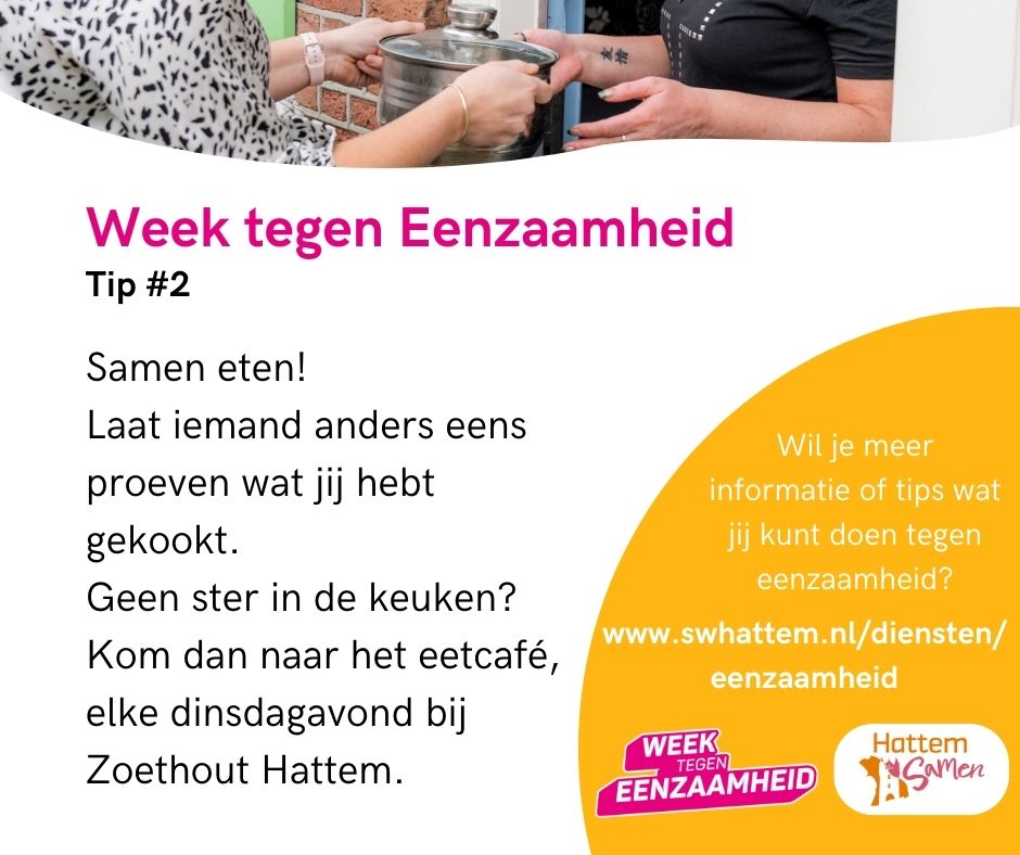 Week tegen eenzaamheid - Tip 2
