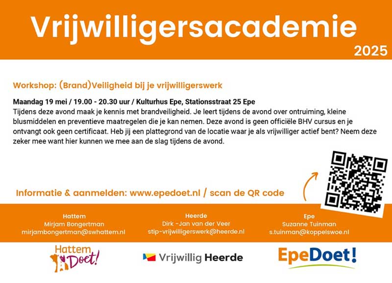 Aanbod Vrijwilligersacademie voorjaar 2025