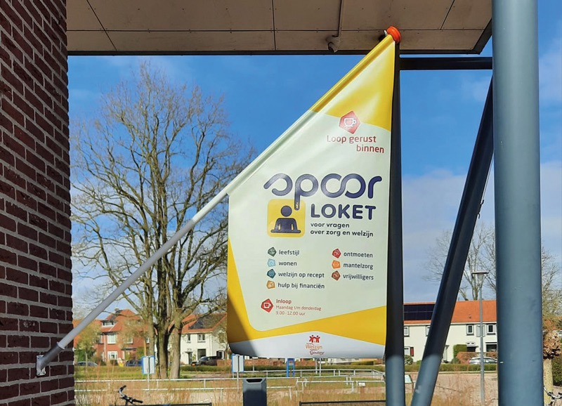 Vlag Spoorloket de Marke